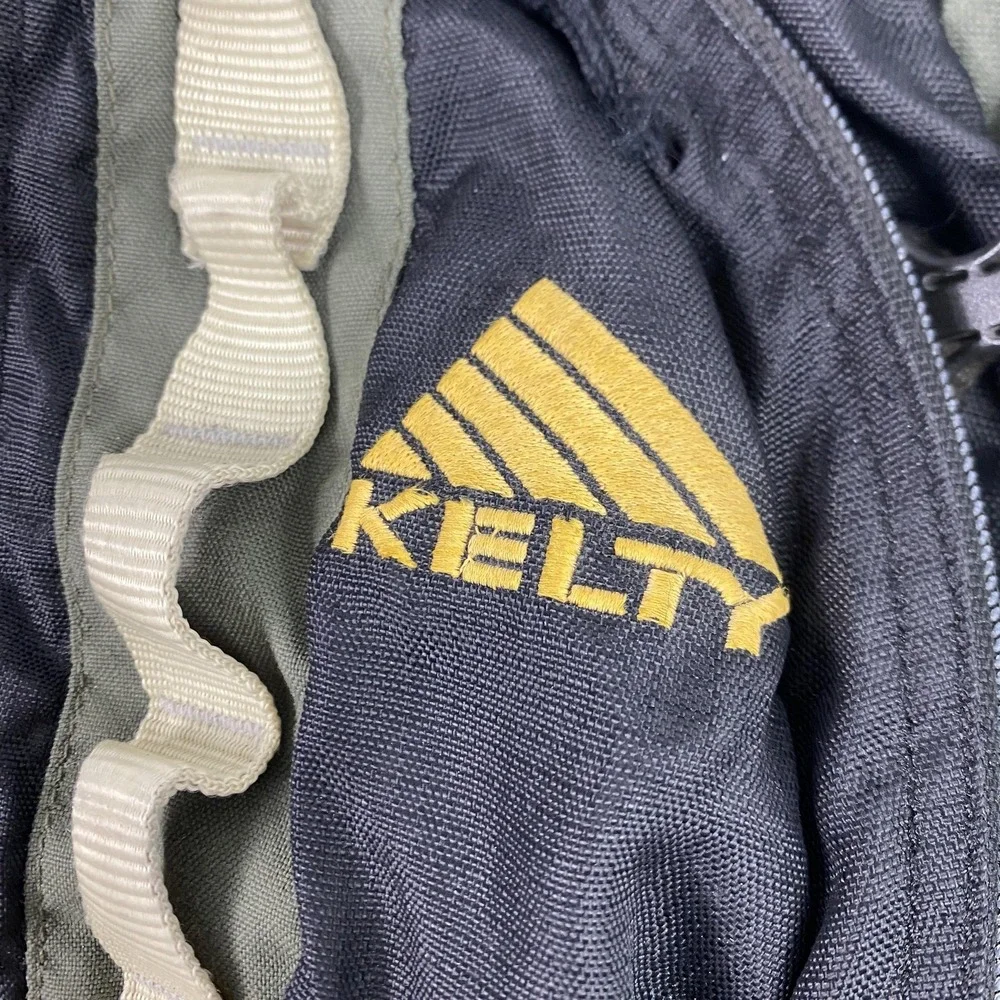 Kelty Hiking‎ Backpack Daypack Green Black Camping Outdoor Gear Mesh Pockets